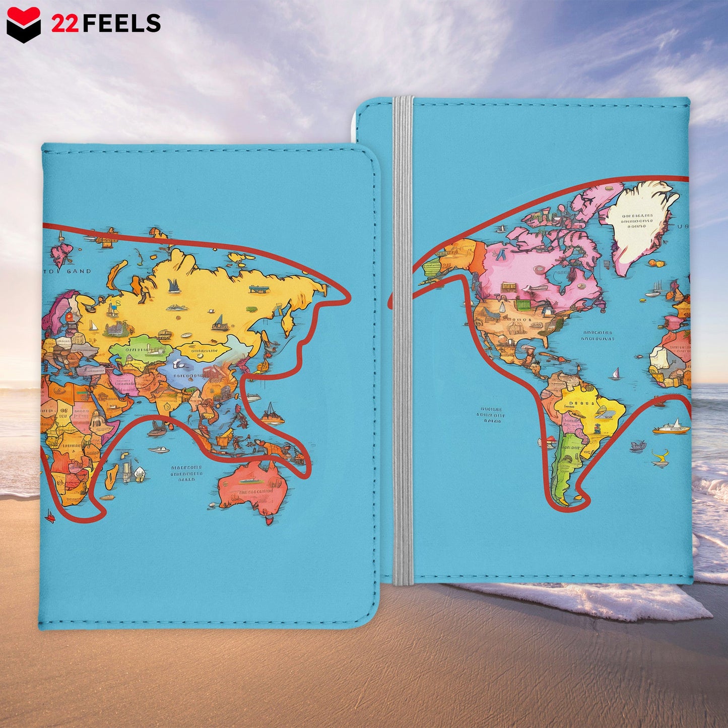 Reisepasshülle Organizer Reisen Gadgets Katze Weltkarte Lustig-Reisepass-Hülle-22Feels