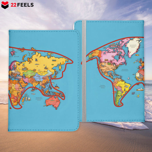 Reisepasshülle Organizer Reisen Gadgets Katze Weltkarte Lustig-Reisepass-Hülle-22Feels