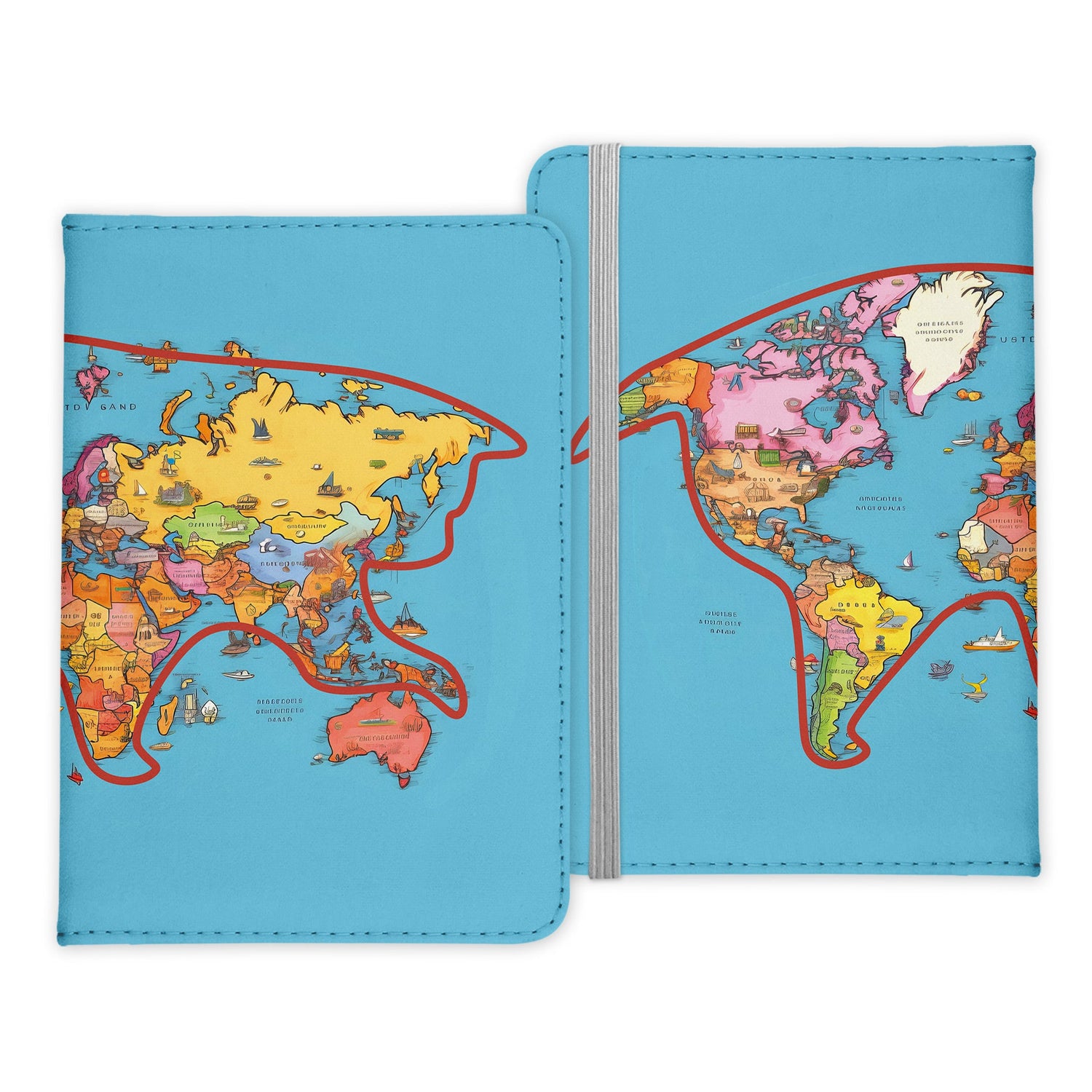 Reisepasshülle Organizer Reisen Gadgets Katze Weltkarte Lustig-Reisepass-Hülle-22Feels