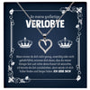 22Feels® Verlobung Geschenk Frauen Silber 925/000 Herz Halskette mit Karte Schmuck Ich Liebe Dich Großartige Verlobte Valentinstag Hochzeitsplanung Jahrestag-Schmuck mit Botschaftskarte - Herz21-22Feels
