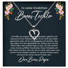 22Feels® Stieftochter Geschenk von Stiefpapa Silber 925/000 Herz Halskette mit Karte Bonus Tochter Mädchen Frauen Schmuck Geburtstag Weihnachten Firmung Konfirmation etc.-Schmuck mit Botschaftskarte - Herz21-22Feels
