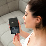 22Feels® Stieftochter Geschenk von Stiefpapa Silber 925/000 Herz Halskette mit Karte Bonus Tochter Mädchen Frauen Schmuck Geburtstag Weihnachten Firmung Konfirmation etc.-Schmuck mit Botschaftskarte - Herz21-22Feels
