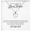 22Feels® Wunderbare Stieftochter Geschenk Silber 925/000 Herz Halskette mit Karte Mädchen Frauen Schmuck Geburtstag Weihnachten Firmung Konfirmation etc.-Schmuck mit Botschaftskarte - Herz21-22Feels