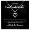 22Feels® Seelenverwandte Ich Liebe Dich Frauen Geschenk Silber 925/000 Schmuck Ehefrau Freundin Herz Halskette Valentinstag Hochzeitstag Jahrestag-Schmuck mit Botschaftskarte - Herz21-22Feels