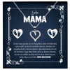 22Feels® Werdende Mama To Be Schwangerschaft Geschenk von Baby Muttertag Silber 925/000 Frauen Herz Halskette Karte Schmuck Collier Babyparty Babyshower Gender Reveal-Schmuck mit Botschaftskarte - Herz21-22Feels