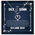22Feels® Schatz Ich Liebe Dich Frauen Geschenk Silber 925/000 Schmuck Ehefrau Freundin Herz Halskette Valentinstag Hochzeitstag Jahrestag-Schmuck mit Botschaftskarte - Herz21-22Feels