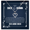 22Feels® Schatz Ich Liebe Dich Frauen Geschenk Silber 925/000 Schmuck Ehefrau Freundin Herz Halskette Valentinstag Hochzeitstag Jahrestag-Schmuck mit Botschaftskarte - Herz21-22Feels