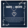 22Feels® Nichte Geschenk von Tante Silber 925/000 Herz Halskette mit Karte Mädchen Frauen Schmuck Geburtstag Weihnachten Firmung Konfirmation Ostern-Schmuck mit Botschaftskarte - Herz21-22Feels