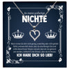 22Feels® Großartige Nichte Geschenk Silber 925/000 Herz Halskette mit Karte Mädchen Frauen Schmuck Geburtstag Weihnachten Firmung Konfirmation Ostern-Schmuck mit Botschaftskarte - Herz21-22Feels