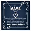 22Feels® Liebe Mama Geschenk Silber 925/000 Herz Halskette Muttertag Valentinstag Frauen Schmuck Karte Mutter Geburtstag Weihnachten Damen Collier Eltern-Schmuck mit Botschaftskarte - Herz21-22Feels