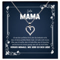 22Feels® Liebe Mama Geschenk Silber 925/000 Herz Halskette Muttertag Valentinstag Frauen Schmuck Karte Mutter Geburtstag Weihnachten Damen Collier Eltern-Schmuck mit Botschaftskarte - Herz21-22Feels