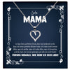 22Feels® Liebe Mama Geschenk Silber 925/000 Herz Halskette Muttertag Valentinstag Frauen Schmuck Karte Mutter Geburtstag Weihnachten Damen Collier Eltern-Schmuck mit Botschaftskarte - Herz21-22Feels