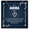 22Feels® Liebe Mama Geschenk Silber 925/000 Herz Halskette Muttertag Valentinstag Frauen Schmuck Karte Mutter Geburtstag Weihnachten Damen Collier Eltern-Schmuck mit Botschaftskarte - Herz21-22Feels