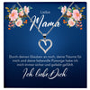 22Feels® Liebe Mama Geschenk Silber 925/000 Herz Halskette Muttertag Valentinstag Frauen Schmuck Karte Mutter Geburtstag Weihnachten Damen Collier Eltern-Schmuck mit Botschaftskarte - Herz21-22Feels
