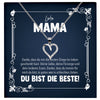 22Feels® Liebe Mama Geschenk Silber 925/000 Herz Halskette Muttertag Valentinstag Frauen Schmuck Karte Mutter Geburtstag Weihnachten Damen Collier Eltern-Schmuck mit Botschaftskarte - Herz21-22Feels