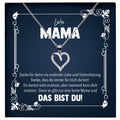22Feels® Liebe Mama Geschenk Silber 925/000 Herz Halskette Muttertag Valentinstag Frauen Schmuck Karte Mutter Geburtstag Weihnachten Damen Collier Eltern-Schmuck mit Botschaftskarte - Herz21-22Feels