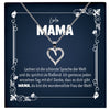 22Feels® Liebe Mama Geschenk Silber 925/000 Herz Halskette Muttertag Valentinstag Frauen Schmuck Karte Mutter Geburtstag Weihnachten Damen Collier Eltern-Schmuck mit Botschaftskarte - Herz21-22Feels