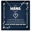 22Feels® Liebe Mama Geschenk Silber 925/000 Herz Halskette Muttertag Valentinstag Frauen Schmuck Karte Mutter Geburtstag Weihnachten Damen Collier Eltern-Schmuck mit Botschaftskarte - Herz21-22Feels