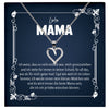 22Feels® Mama Geschenk von Tochter Silber 925/000 Herz Halskette Muttertag Frauen Schmuck mit Karte Mutter Geburtstag Weihnachten Damen Collier-Schmuck mit Botschaftskarte - Herz21-22Feels