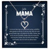 22Feels® Liebe Mama Geschenk Silber 925/000 Herz Halskette Muttertag Valentinstag Frauen Schmuck Karte Mutter Geburtstag Weihnachten Damen Collier Eltern-Schmuck mit Botschaftskarte - Herz21-22Feels