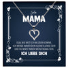22Feels® Mama Geschenk von Sohn Silber 925/000 Herz Halskette Muttertag Frauen Schmuck mit Karte Mutter Geburtstag Weihnachten Damen Collier-Schmuck mit Botschaftskarte - Herz21-22Feels