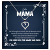 22Feels® Liebe Mama Geschenk Silber 925/000 Herz Halskette Muttertag Valentinstag Frauen Schmuck Karte Mutter Geburtstag Weihnachten Damen Collier Eltern-Schmuck mit Botschaftskarte - Herz21-22Feels