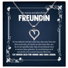 22Feels® Freundin Geschenk Silber Ich Liebe Dich Schmuck Frauen Silber 925/000 Herz Halskette Valentinstag Jahrestag Damen Collier Liebesbeweis-Schmuck mit Botschaftskarte - Herz21-22Feels