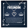 22Feels® Königin Freundin Geschenk Silber Ich Liebe Dich Schmuck Frauen Silber 925/000 Herz Halskette Valentinstag Jahrestag Damen Collier Liebesbeweis-Schmuck mit Botschaftskarte - Herz21-22Feels