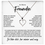 22Feels® Freundin Geschenk Silber Ich Liebe Dich Schmuck Frauen Silber 925/000 Herz Halskette Valentinstag Jahrestag Damen Collier Liebesbeweis-Schmuck mit Botschaftskarte - Herz21-22Feels