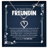22Feels® Heisse Freundin Geschenk Silber Ich Liebe Dich Schmuck Frauen Silber 925/000 Herz Halskette Valentinstag Jahrestag Damen Collier Liebesbeweis-Schmuck mit Botschaftskarte - Herz21-22Feels