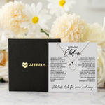 22Feels® Ehefrau Geschenk Ich Liebe Dich Schmuck Silber 925/000 Frauen Herz Halskette Valentinstag Schatz Hochzeitstag Damen Collier Ehejubiläum-Schmuck mit Botschaftskarte - Herz21-22Feels