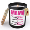 22Feels® Mama Geschenk HANDGEMACHTE Sojawachs Duft-Kerze im Glas (ZITRUS, VEGAN)-Spruchkerzen B1K1-22Feels