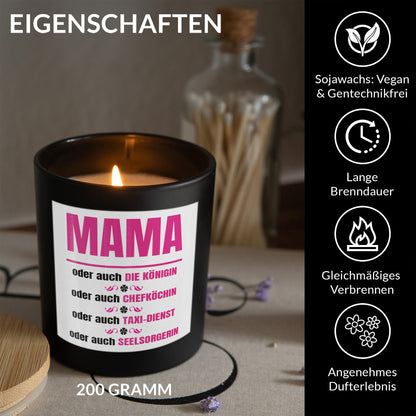 22Feels® Mama Geschenk HANDGEMACHTE Sojawachs Duft-Kerze im Glas (ZITRUS, VEGAN)-Spruchkerzen B1K1-22Feels