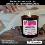 22Feels® Mama Geschenk HANDGEMACHTE Sojawachs Duft-Kerze im Glas (ZITRUS, VEGAN)-Spruchkerzen B1K1-22Feels