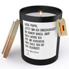 22Feels® Schwangerschaft Geschenk HANDGEMACHTE Sojawachs Duft-Kerze im Glas (ZITRUS, VEGAN)-Spruchkerzen B1K1-22Feels