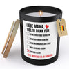 22Feels® Mama Geschenk HANDGEMACHTE Sojawachs Duft-Kerze im Glas (ZITRUS, VEGAN)-Spruchkerzen B1K1-22Feels