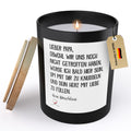 22Feels® Spruchkerze Du Wirst Papa Schwangerschaft Geschenk HANDGEMACHTE Sojawachs Duft-Kerze im Glas (ZITRUS, VEGAN)-Spruchkerzen B1K1-22Feels