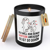 22Feels® Jahrestag Geschenk HANDGEMACHTE Sojawachs Duft-Kerze im Glas (ZITRUS, VEGAN)-Spruchkerzen B1K1-22Feels
