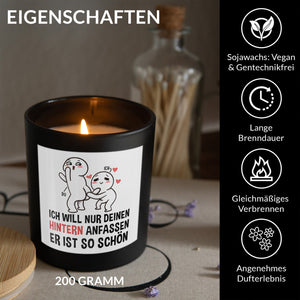 22Feels® Jahrestag Geschenk HANDGEMACHTE Sojawachs Duft-Kerze im Glas (ZITRUS, VEGAN)-Spruchkerzen B1K1-22Feels