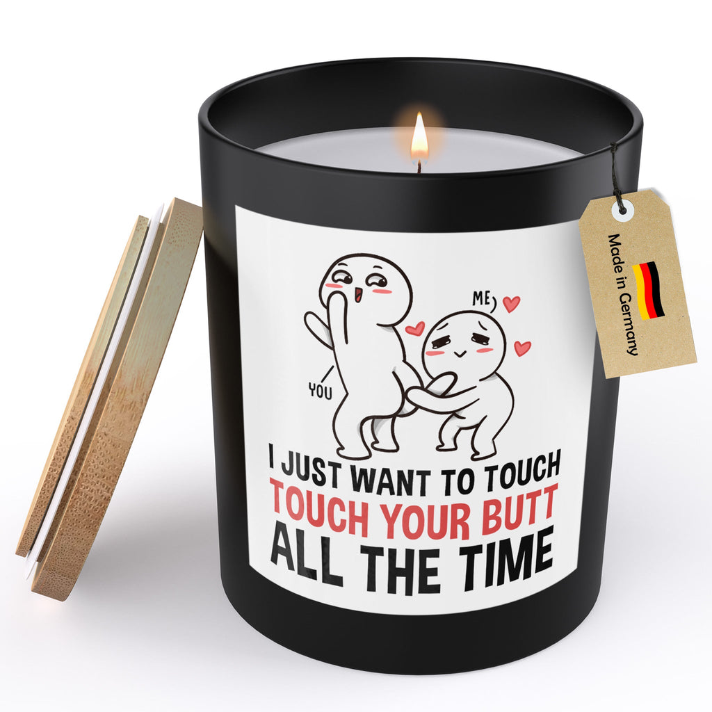 22Feels® Jahrestag Geschenk HANDGEMACHTE Sojawachs Duft-Kerze im Glas (ZITRUS, VEGAN)-Spruchkerzen B1K1-22Feels
