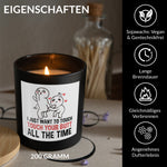 22Feels® Jahrestag Geschenk HANDGEMACHTE Sojawachs Duft-Kerze im Glas (ZITRUS, VEGAN)-Spruchkerzen B1K1-22Feels