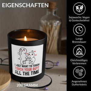22Feels® Jahrestag Geschenk HANDGEMACHTE Sojawachs Duft-Kerze im Glas (ZITRUS, VEGAN)-Spruchkerzen B1K1-22Feels