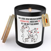 22Feels® Jahrestag Geschenk HANDGEMACHTE Sojawachs Duft-Kerze im Glas (ZITRUS, VEGAN)-Spruchkerzen B1K1-22Feels