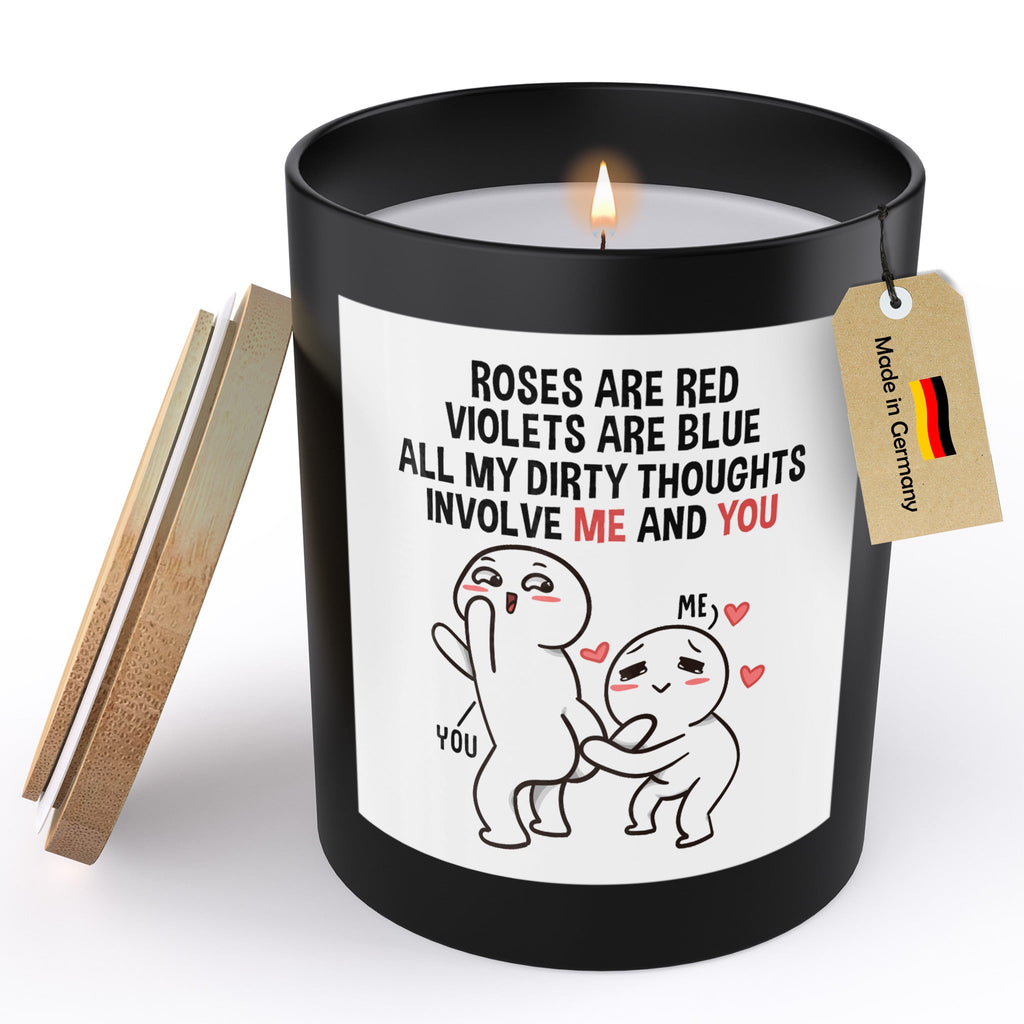 22Feels® Jahrestag Geschenk HANDGEMACHTE Sojawachs Duft-Kerze im Glas (ZITRUS, VEGAN)-Spruchkerzen B1K1-22Feels