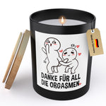 22Feels® Jahrestag Geschenk HANDGEMACHTE Sojawachs Duft-Kerze im Glas (ZITRUS, VEGAN)-Spruchkerzen B1K1-22Feels