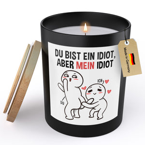 22Feels® Jahrestag Geschenk HANDGEMACHTE Sojawachs Duft-Kerze im Glas (ZITRUS, VEGAN)-Spruchkerzen B1K1-22Feels
