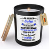 22Feels® Sohn Geschenk HANDGEMACHTE Sojawachs Duft-Kerze im Glas (ZITRUS, VEGAN)-Spruchkerzen B1K1-22Feels