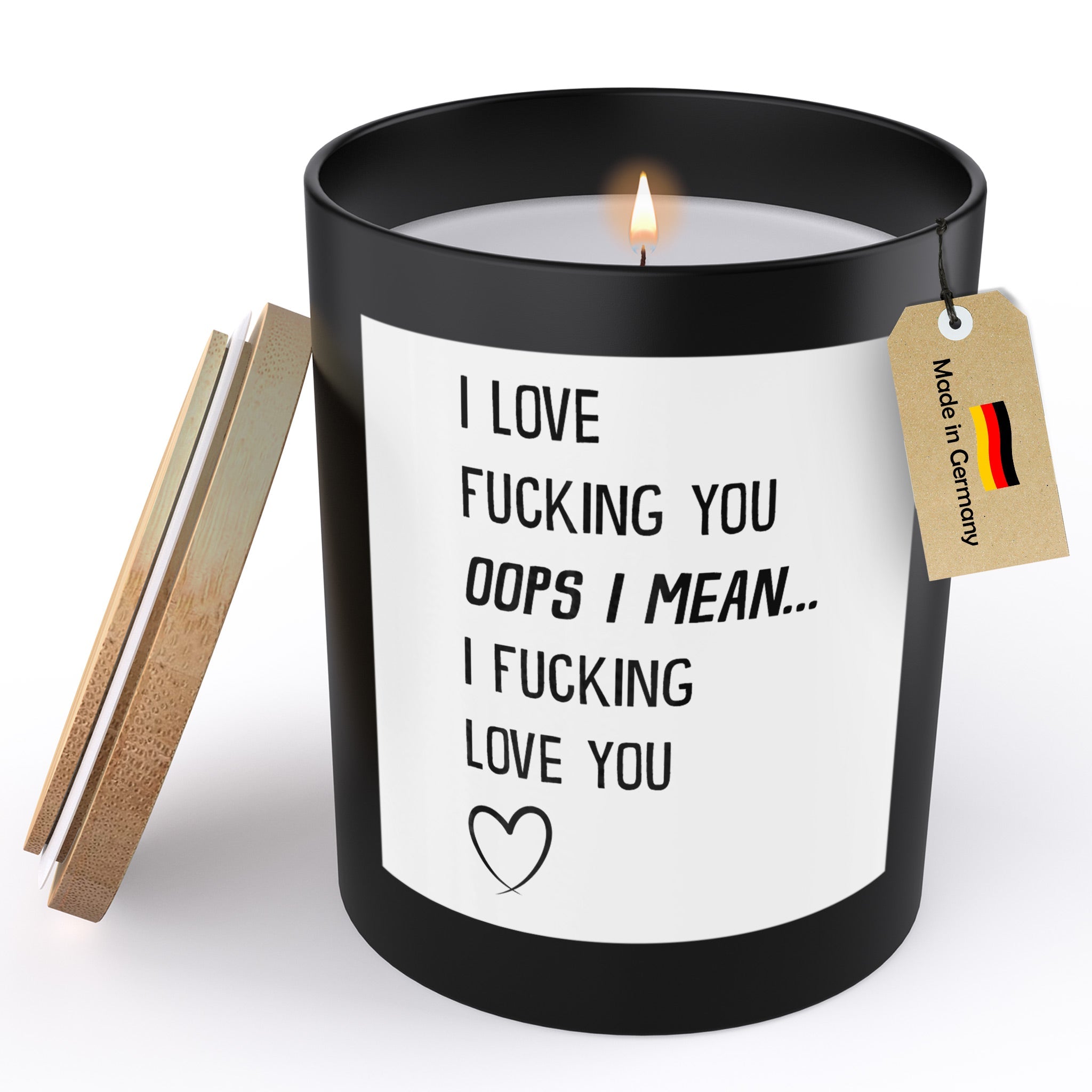 22Feels® Jahrestag Geschenk HANDGEMACHTE Sojawachs Duft-Kerze im Glas (ZITRUS, VEGAN)-Spruchkerzen B1K1-22Feels