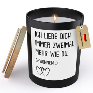 22Feels® Jahrestag Geschenk HANDGEMACHTE Sojawachs Duft-Kerze im Glas (ZITRUS, VEGAN)-Spruchkerzen B1K1-22Feels