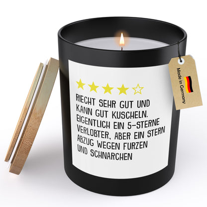 22Feels® Verlobung Männer Geschenk HANDGEMACHTE Sojawachs Duft-Kerze im Glas (ZITRUS, VEGAN)-Spruchkerzen B1K1-22Feels
